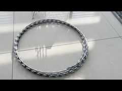 경계 울타리 면도 톱니 와이어 핫 디프 가르바니제 PVC 코팅