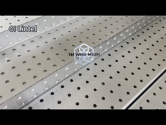 블록 구조 내부 창문 린텔 153mm 구멍 뚫린 와이어 메시