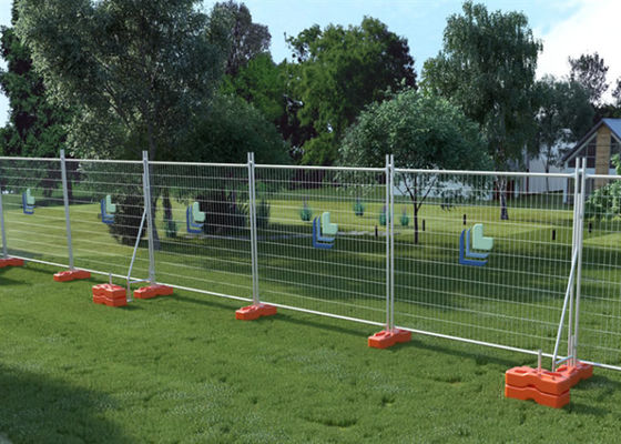 Low Carbon Steel Temporary Mesh Fencing for Event Crowd Control