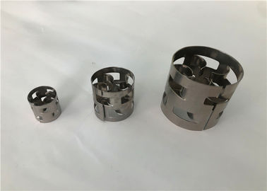 316 SS Pall Rings Packing Customized Demision High Efficiency For Gas Scrubbing 30mm
