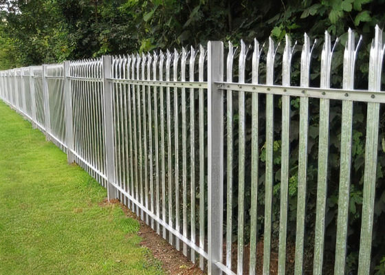 Garden Steel Galvanized Fence Panel Decorative Flower Border Lawn