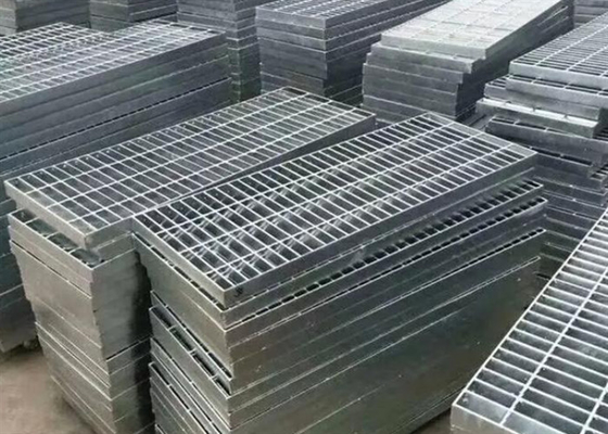 Q235 Serrated Steel Walkway Grating 40*5mm For Power Plant