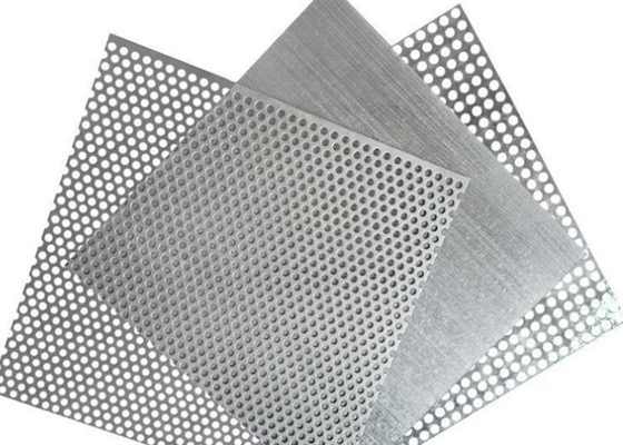 Low Carbon Steel Perforated Metal Sheet for Construction 7mm Hole
