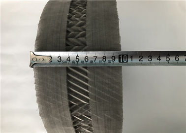 SS Structured Packing Column , Metal Corrugated Packing For Separation Tower