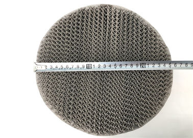 SS Structured Packing Column , Metal Corrugated Packing For Separation Tower