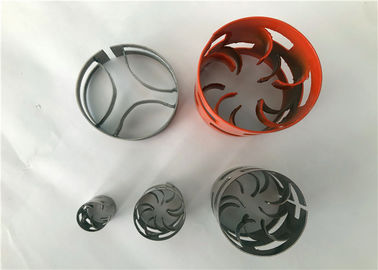 316 SS Pall Rings Packing Customized Demision High Efficiency For Gas Scrubbing 30mm