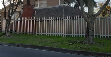 2.0m D / W Section Palisade Fencing , Palisade Fencing Pales Colorful Galvanized Steel