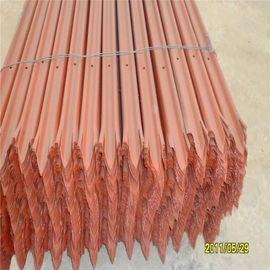 Welding Firmly Galvanised Metal Palisade Fence , Palisade Fence Pales