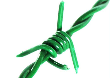 Low Carbon Steel Barbed Wire High Tensile Corrosion Resistance For Protective