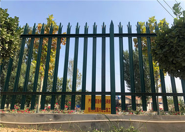 Commercial Picket Anti Climb Security Fencing High Security Hot Dip Galvanized