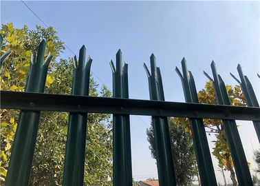 Commercial Picket Anti Climb Security Fencing High Security Hot Dip Galvanized