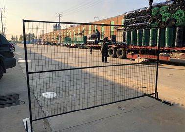 Commercial Construction Temporary Mesh Fencing Galvanized Steel Wire Easily Installed