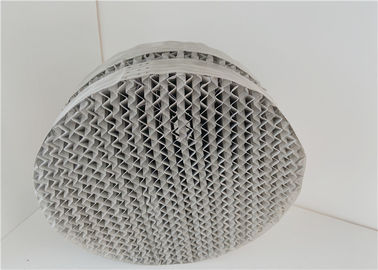 Wire Gauze Corrugated Metal Structured Packing , Structured Packing Column