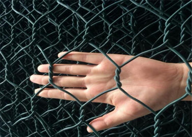 Hexagonal Gabion Retaining Wall Army Border Perimeter