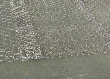 Anti Corrosion Steel Wire Mesh For Gabion Basket Stone Cage Retaining Wall 80 X 100