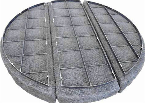 Round 200mm Length Mist Eliminator Wire Mesh Demister Pad