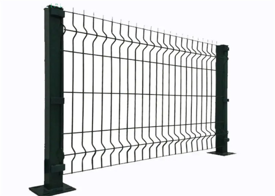 용접 된 철망 삼각형 펜싱 놀이터 4.0mm 75*150mm 녹색 색상