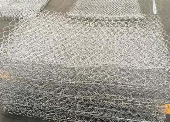 회전 된 가비온 와이어 메시 구멍 60x80mm / 80x100mm / 100x120mm