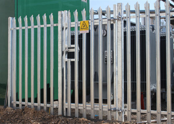 W 희미한 보안 가연 철판 울타리 철조 철 1.8m 정원