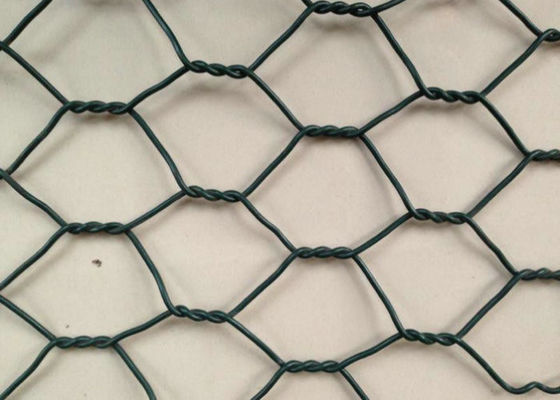 저탄소 철 철선 가비온 바구니  Mesh 구멍 60x80mm/80x100mm/10x12mm