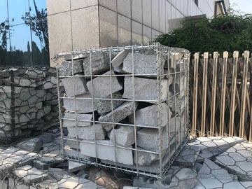 뜨거운 복각 직류 전기를 통한 용접된 Gabion 철망사 Gabion 바구니 바위 가을 보호